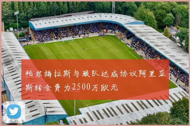 帕尔梅拉斯与狼队达成协议阿里亚斯转会费为2500万欧元